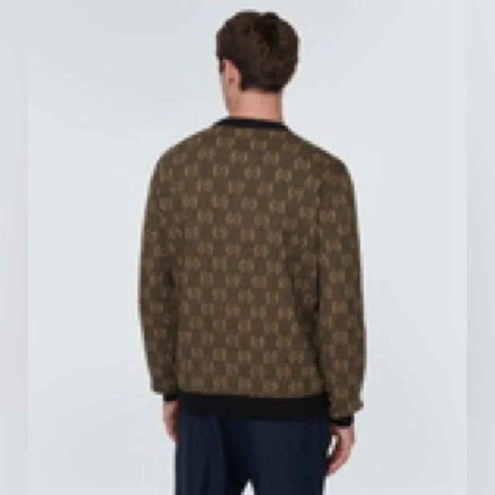 NWOT Gucci GG jacquard wool sweater - Picture 6 of 11